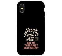 Jésus et thérapie Foi Guérison Bible Limites Prière Coque pour iPhone X/XS