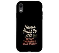 Jésus et thérapie Foi Guérison Bible Limites Prière Coque pour iPhone XR