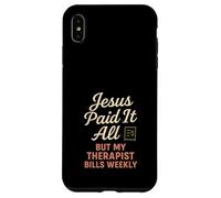 Jésus et thérapie Foi Guérison Bible Limites Prière Coque pour iPhone XS Max