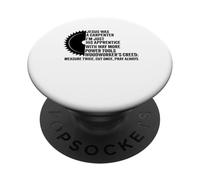 Jésus était Charpentier, Je suis Son apprenti, Le Père Christian PopSockets PopGrip Adhésif