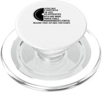 Jésus était Charpentier, Je suis Son apprenti, Le Père Christian PopSockets PopGrip pour MagSafe