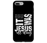 Jésus était sauvé Tout au Long des Paroles chrétiennes Coque pour iPhone 7 Plus/8 Plus