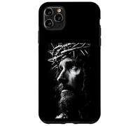 Jesus Face Crown of Thorns God Bible Christian Easter Coque pour iPhone 11 Pro Max