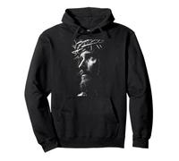 Jesus Face Crown of Thorns God Bible Christian Easter Sweat à Capuche