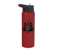 Jésus Face Introspective Jésus Stainless Steel Insulated Water Bottle
