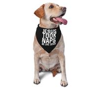 Jésus Faisait La Sieste. Soyez comme Jésus. Foulard Triangulaire Chiens Doux Écharpe Triangulaire Élégant Bandana Chien pour Décorations d'anniversaire Quotidien Fournitures De Fête