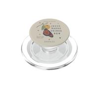 Jésus Fait des Choses Un Nouveau Papillon de la Bible chrétienne PopSockets PopGrip pour MagSafe
