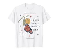 Jésus Fait des Choses Un Nouveau Papillon de la Bible chrétienne T-Shirt