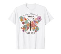 Jésus Fearfully and Wonderfully Made Psaume 139 14 T-Shirt