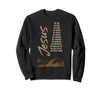 Jésus Foi chrétienne Bible Prière Culte Croyant Sweatshirt
