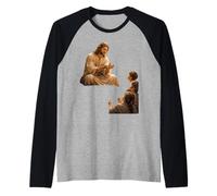 Jésus Formant des Oiseaux à partir d'argile Miracle biblique de l'enfance Manche Raglan