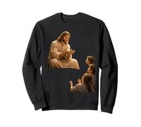 Jésus Formant des Oiseaux à partir d'argile Miracle biblique de l'enfance Sweatshirt
