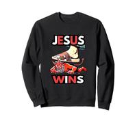 Jésus gagne 1 Corinthiens 15 55 Zacharie 14 4 Sweatshirt