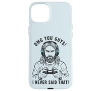 Jesus Gamer OMG, Je n'ai jamais Dit ça de façon drôle Coque pour iPhone 15 Plus