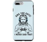 Jesus Gamer OMG, Je n'ai jamais Dit ça de façon drôle Coque pour iPhone 7 Plus/8 Plus