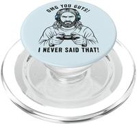 Jesus Gamer OMG, Je n'ai jamais Dit ça de façon drôle PopSockets PopGrip pour MagSafe
