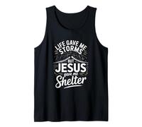 Jesus Gave Me Shelter Christian Faith Inspiration Débardeur
