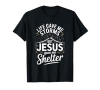 Jesus Gave Me Shelter Christian Faith Inspiration T-Shirt