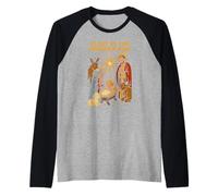 Jésus, Gloire au Roi Nouveau-né, rétro, Homme, chrétien Manche Raglan