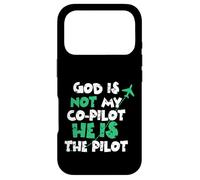 Jesus God is The Pilot Aviation Christian Faith Coque pour iPhone 17 Pro