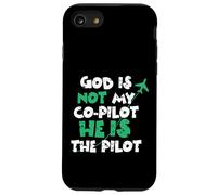 Jesus God is The Pilot Aviation Christian Faith Coque pour iPhone SE (2020) / 7/8