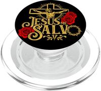 Jesus God Lover Jesus ES El Camino La Verdad Y La Vida PopSockets PopGrip pour MagSafe