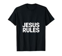 Jésus gouverne Le christianisme T-Shirt Graphique avec Valeur
