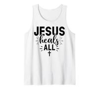 Jésus guérit Tous Les chrétiens Hommes et Femmes reconnaissants Débardeur