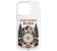 Jesus Guides My Path - Psalm 32:8 Christian Faith Camping Coque pour iPhone 15 Pro Max