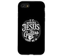 Jesus Guitar Christian Guitar Jesus Music Church Musician Coque pour iPhone SE (2020) / 7 / 8