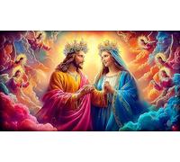 Jésus_habillé Puzzle 1000 pièces Educa Jeu D'Intelligence Décoration Intérieure Jeu éduchatif Challenge Toy pour Adultes & Enfants des 14 Ans 75x50cm/1000pcs