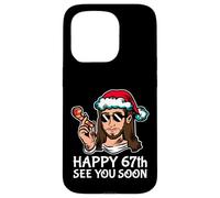 Jesus Happy 67th B-Day See You Soon - Fête Sarcastique Amusante Coque pour iPhone 15 Pro