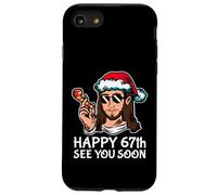 Jesus Happy 67th B-Day See You Soon - Fête Sarcastique Amusante Coque pour iPhone SE (2020) / 7/8
