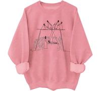 Jesus Heals the Man of Palsy Sweatshirt Christian Faith Shirt Jesus Heals the Man of Palsy Hoodie, rose, L