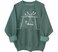 Jesus Heals the Man of Palsy Sweatshirt Christian Faith Shirt Jesus Heals the Man of Palsy Hoodie, Vert, L
