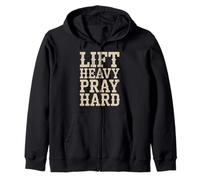 Jesus Hirt Fitness Gym Chrétienne Christ Cross Kreuz Sweat à Capuche