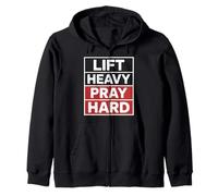 Jesus Hirt Fitness Gym Chrétienne Christ Cross Kreuz Sweat à Capuche