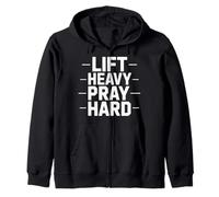 Jesus Hirt Fitness Gym Chrétienne Christ Cross Kreuz Sweat à Capuche