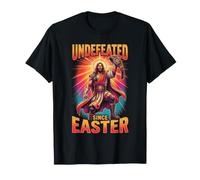 Jesus Holding Wrestling Belt Meme Undefeated Since Easter T-Shirt