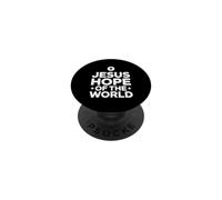 Jesus Hope of The World PopSockets PopGrip Adhésif