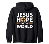 Jesus Hope of The World Sweat à Capuche