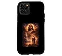 Jésus Hurlant à la Lune Vintage drôle Mystique Coque pour iPhone 11 Pro