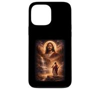Jésus Hurlant à la Lune Vintage drôle Mystique Coque pour iPhone 13 Pro Max