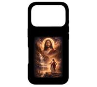 Jésus Hurlant à la Lune Vintage drôle Mystique Coque pour iPhone 17 Pro