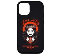 Jesus I Am The Way Christian Gothic John 14:6 Verse biblique Coque pour iPhone 12/12 Pro
