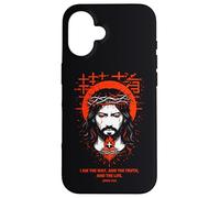 Jesus I Am The Way Christian Gothic John 14:6 Verse biblique Coque pour iPhone 16