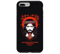 Jesus I Am The Way Christian Gothic John 14:6 Verse biblique Coque pour iPhone 7 Plus/8 Plus