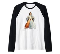Jesus I Trust In You Divine Mercy Catholique Manche Raglan