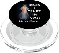 Jesus I Trust in You Divine Mercy Catholique PopSockets PopGrip pour MagSafe