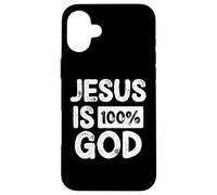 Jesus is 100 Percent God Greater Than Highs and Lows Coque pour iPhone 16 Plus